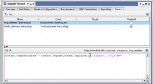 soapUI Event Handlers