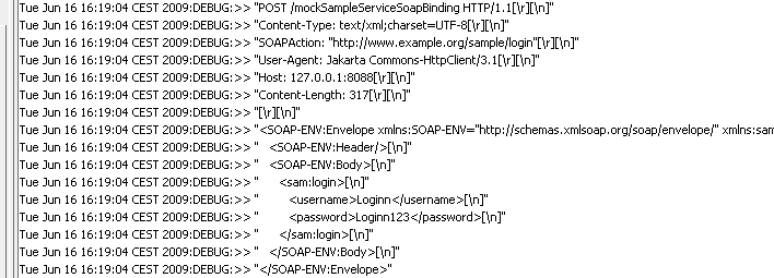 soapUI http Log