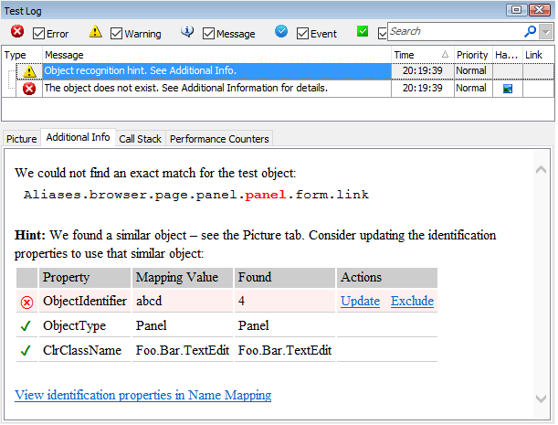 TestLog