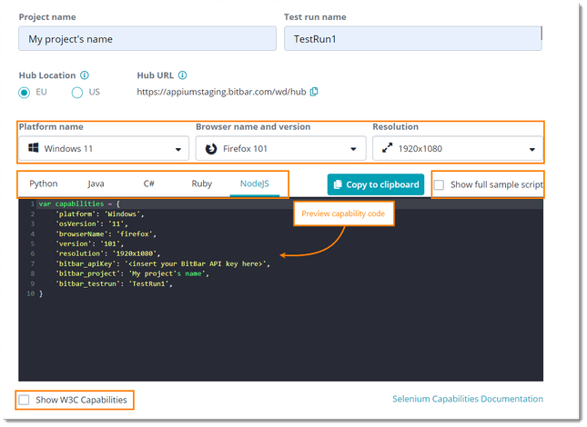 screenshot showing code
