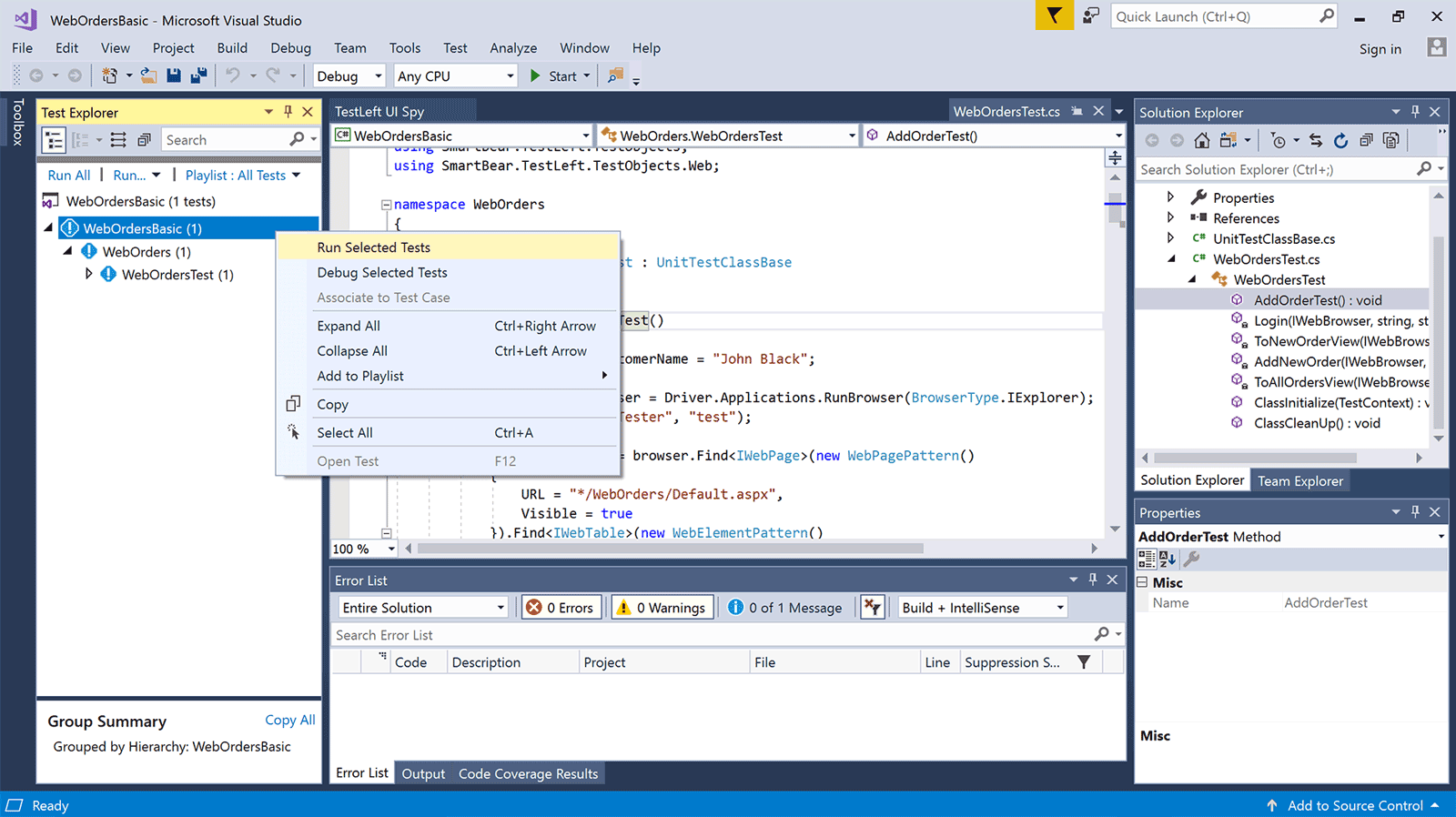 Automated Functional Testing for Developers