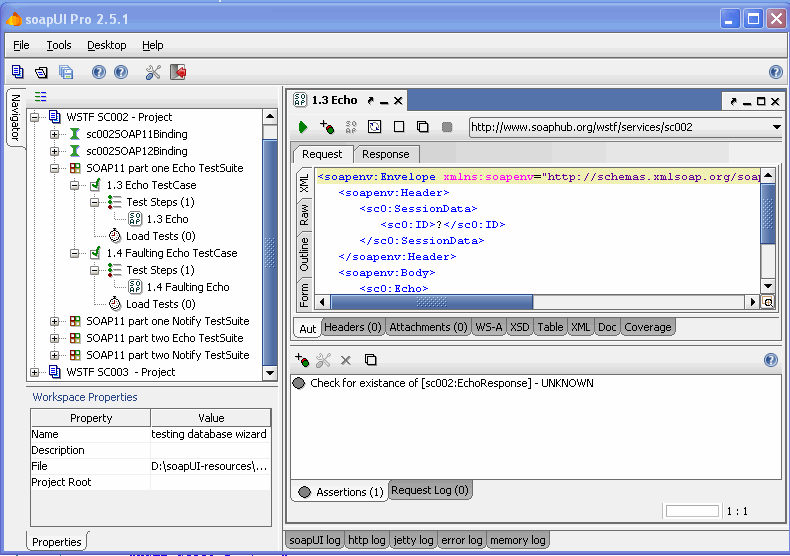 Screenshot of WSTF SC002