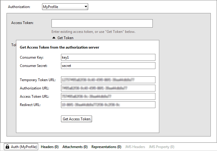 Bearer Token not included in header for test API connection