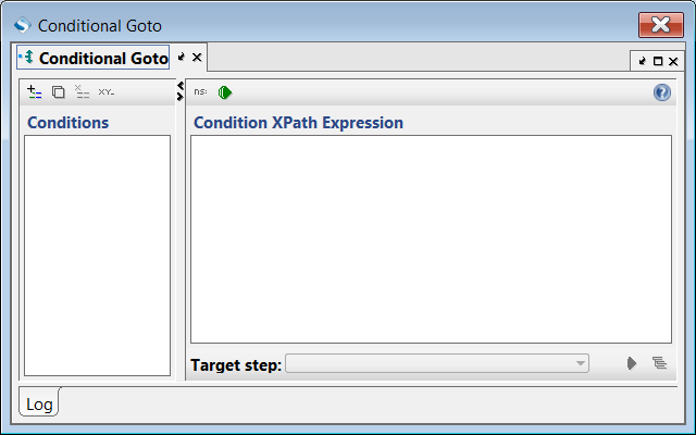 Conditional Goto Configuration Dialog