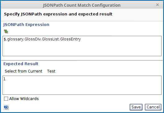 JsonPath Count
