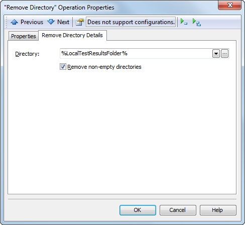 Remove Directory Properties