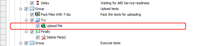 The Upload File operation