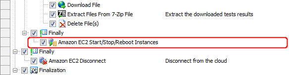 The Amazon EC2 Start/Stop/Reboot Instances operation