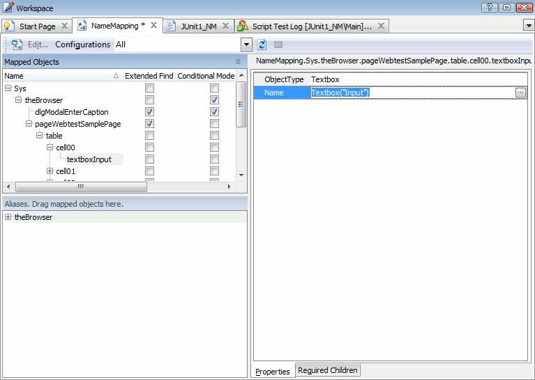 Mapping Page Elements