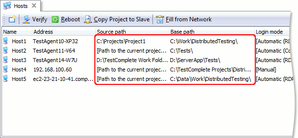Hosts editor base path property