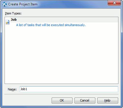 Creating job