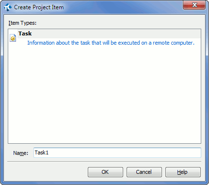Creating task