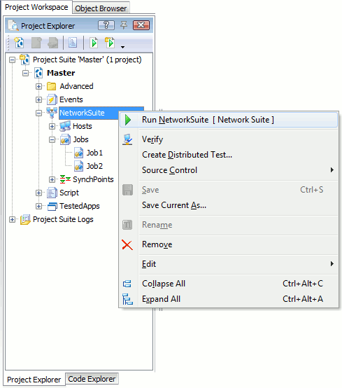 Running Network Suite