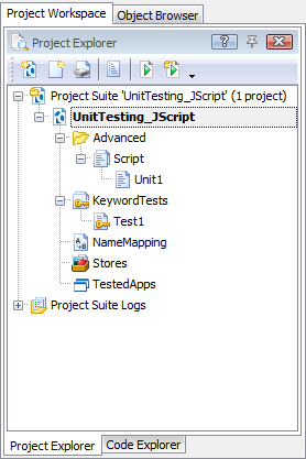 TestComplete Project Structure