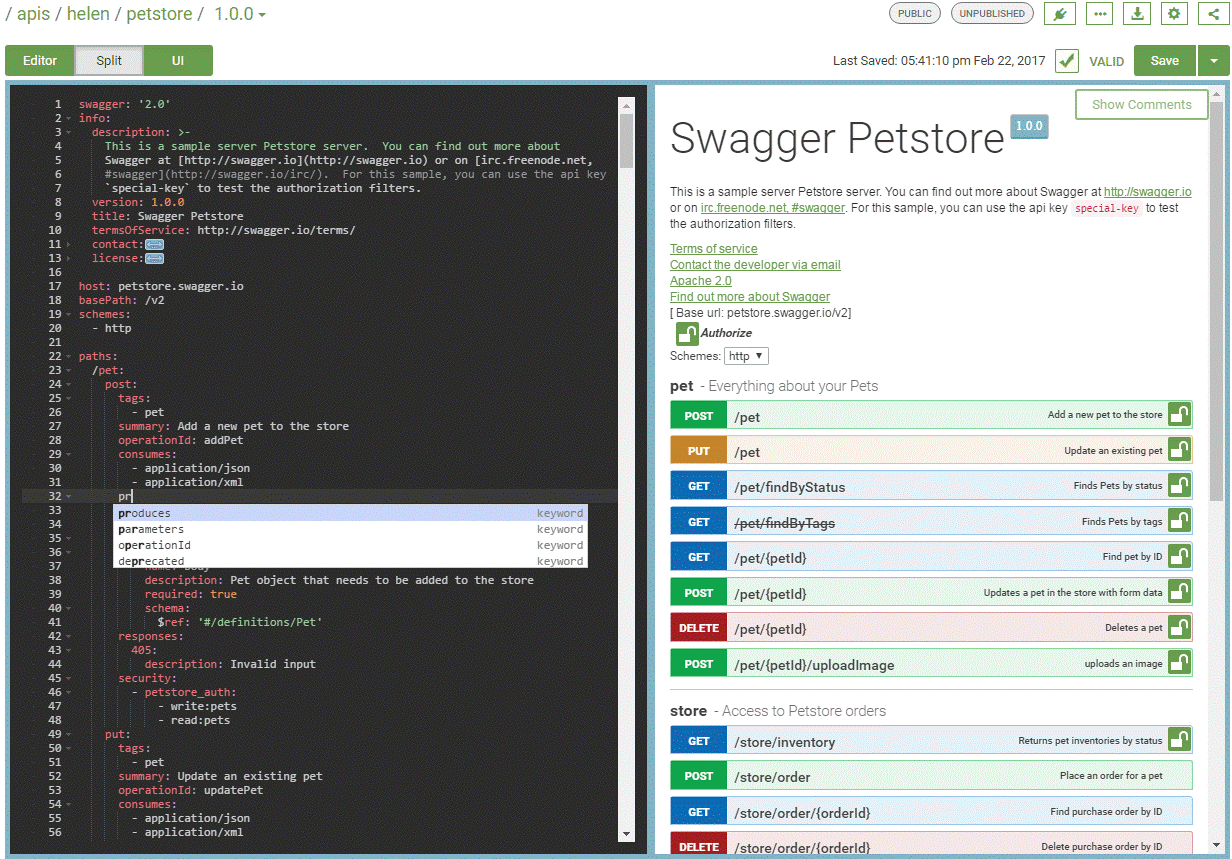 online swagger editor